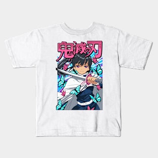 demon slayer shinobu kocho Kids T-Shirt